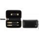 ZWILLING Twinox Gold Edition manicure set 97746-004-0 - black leather case 3 pieces - black