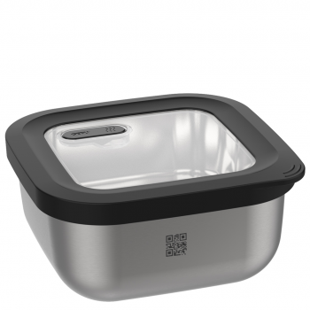 Gefu Provido square stainless steel container 1.8 l G-12779
