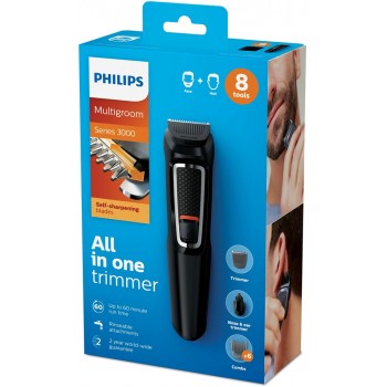 Philips MULTIGROOM Series 3000 8-in-1, Face and Hair MG3730/15