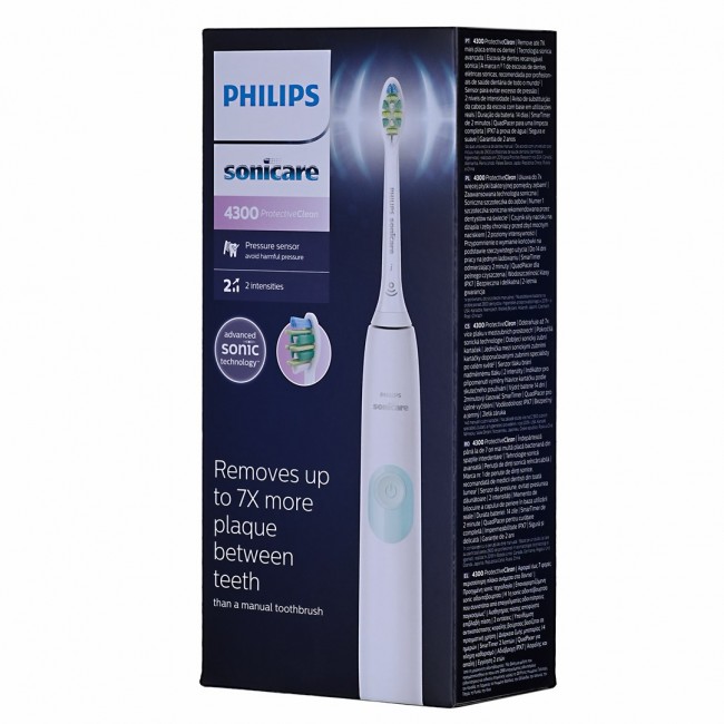 Philips 4300 series HX6807/63 electric toothbrush Adult Sonic toothbrush White