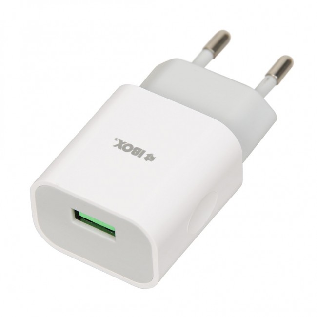 iBOX C-41 universal charger with micro USB cable, white