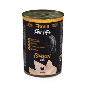 FITMIN for Life Chicken Pate - Wet dog food 400g