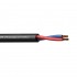 PROCAB CLS225-CCA/1 Loudspeaker cable - 2 x 2.5 mm2 - 13 AWG - EN50399 CPR Euroclass Cca-s1b,d0,a1 100 m wooden reel - Black version