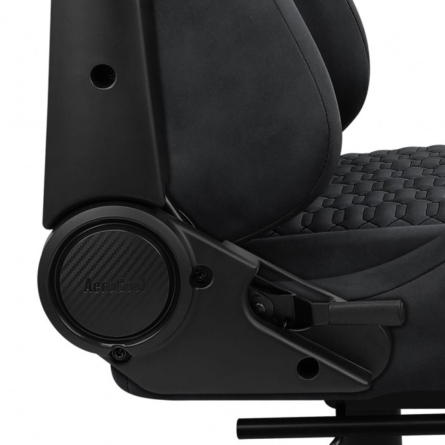 Aerocool ROYALSLATEGR Premium Ergonomic Gaming Chair Legrests Aerosuede Technology Grey