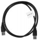 Lanberg CA-USBA-20CU-0010-BK USB cable 1m 2.0 USB A Black