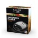 Adler AD 3015 sandwich maker 750 W Black, Silver