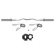 Olympic broken barbell 13.5 kg / 1500 mm with clamps HMS GOL200