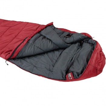 High Peak Redwool 3 L sleeping bag 230 x 85 x 55 cm burgundy grey left 23092