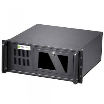 Techly Industrial 4U Rackmount Computer Chassis I-CASE MP-P4HX-BLK2