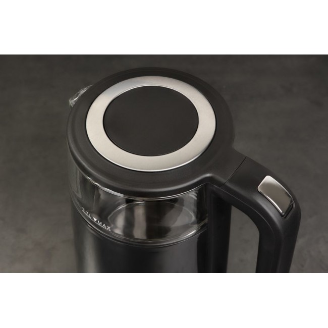 ELDOM C530 NEVO electric kettle 1.7 L 2200 W Black, Transparent