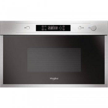 Whirlpool AMW 440/IX microwave Built-in Solo microwave 22 L 750 W Black,Silver