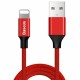 Cable Baseus Yiven Lightning 180 cm 2A - red