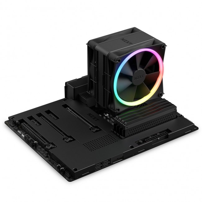 NZXT T120 RGB Processor Air cooler 12 cm Black 1 pc(s)