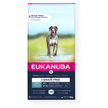 EUKANUBA Grain Free Large Breed - dry dog food - 12 kg