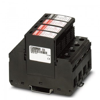 AC SURGE LIMITER TYPE 1+2, 3-PHASE, PHOENIX, PROTECTION VAL-MS-T1/T2 335/12.5/3+1 2800184