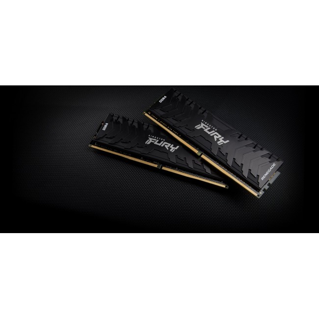 Kingston Technology FURY 32GB 3200MT/s DDR4 CL16 DIMM (Kit of 2) 1Gx8 Renegade Black