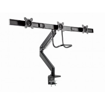 Gembird MA-DA3-03 Desk mounted adjustable monitor arm for 3 monitors, 17 -27 , up to 6 kg