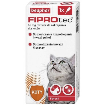 BEAPHAR parasite drops for cats - 1 x 50 mg