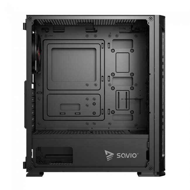 SAVIO Shadow X2 Mesh/Glass Computer Case Black