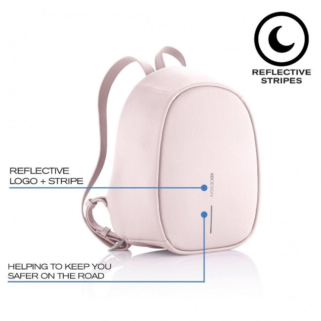 XD DESIGN ANTI-THEFT BACKPACK BOBBY ELLE FASHION PINK P/N: P705.224