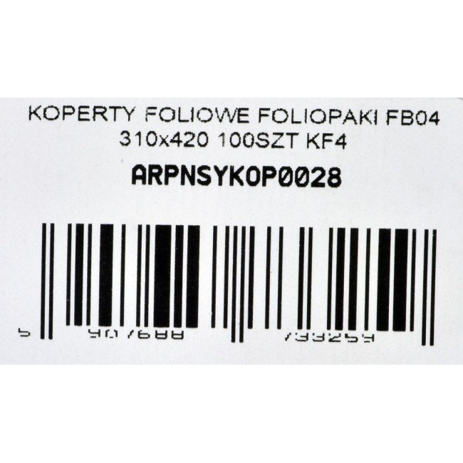 FOIL ENVELOPES FB03 260X350 100PCS KF3