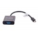 Lanberg AD-0006-BK video cable adapter 0.2 m VGA (D-Sub) Mini DisplayPort Black