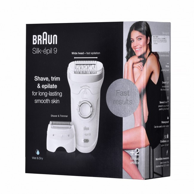Braun Silk- pil 9 9-705 40 tweezers White