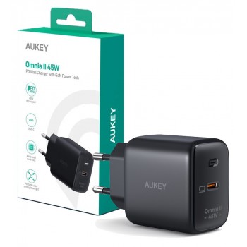 AUEKY PA-B2T Wall charger 1x USB-C Power Delivery 3.0 45W QC PPS