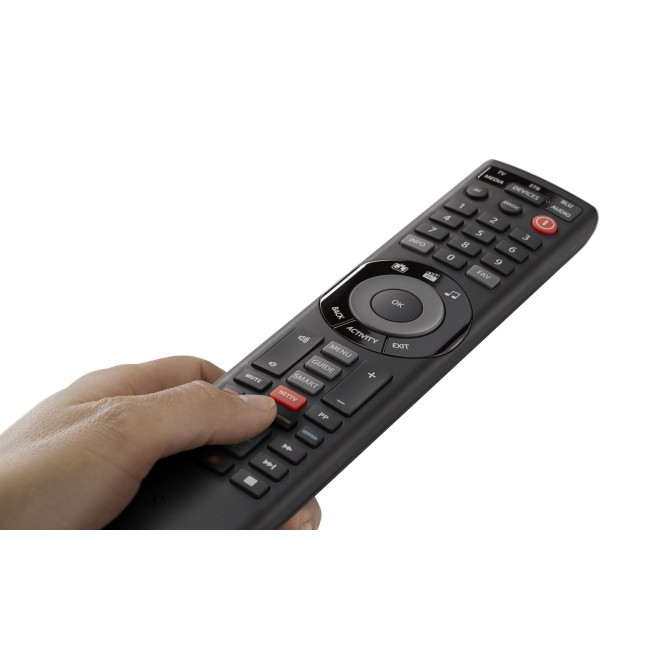 One For All Advanced Smart Control 5 remote control IR Wireless Audio, Cable, DTT, DVD/Blu-ray, Game console, Home cinema system, IPTV, Media player, SAT, STB, TNT, TV, TV set-top box Press buttons