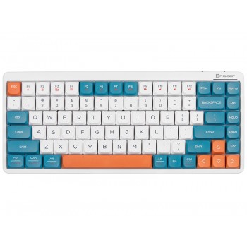 Mechanical keyboard Tracer FINA 84 White/Blue (Outemu Red Switch) TRAKLA47309