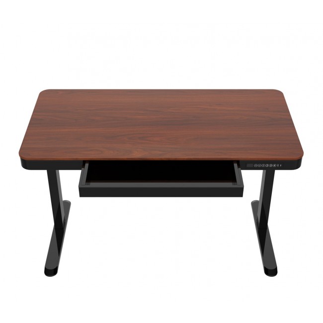 Tuckano Electric height adjustable desk ET119W-C Black/Walnut