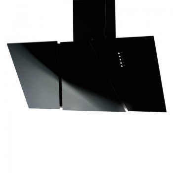 Akpo WK4CETIASECO90CZ cooker hood Wall-mounted Black 450 m /h