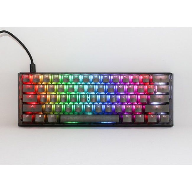 Ducky One 3 Aura Black Mini Gaming Keyboard, RGB LED - MX-Silent-Red