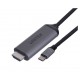 UNITEK CABLE HDMI 2.1, USB-C, 8K, 1,8M, V1423B