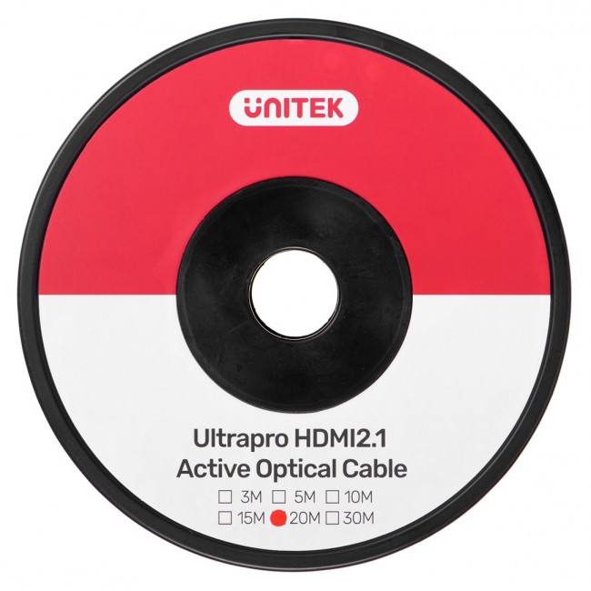 UNITEK HDMI OPTICAL CABLE 2.1 AOC,8K, 4K120HZ, 20M