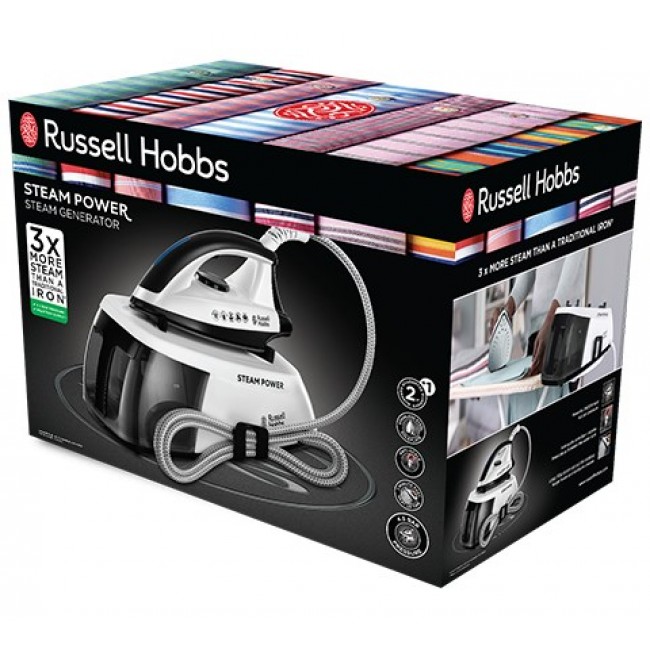 Russell Hobbs 24420-56 steam ironing station 1.3 L Stainless Steel soleplate White