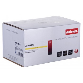 Activejet ATM-80YN toner (replacement for Konica Minolta TNP80Y Supreme 9000 pages yellow)