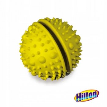 HILTON Spiked Ball 7.5cm in Flax Rubber - Dog Toy - 1 piece