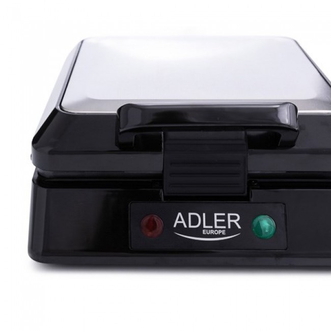 Adler AD 3036 waffle iron 4 waffle(s) Black,Grey 1500 W