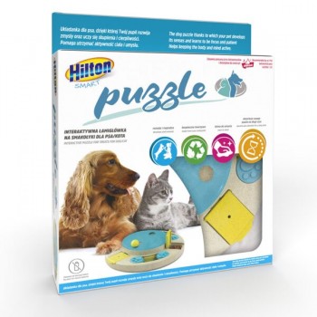 HILTON Puzzle Interaktywna amig wka na Smako ęki dla psa/kota