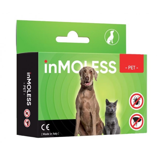 inMOLESS Pet Ultrasonic flea and tick repellent for pets - Black