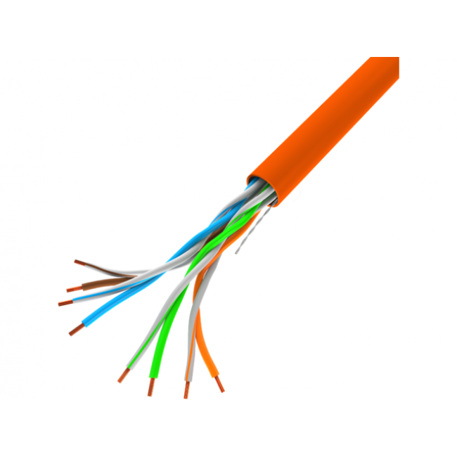 LANBERG LAN UTP CABLE 100MB/S 305M WIRE CCA ORANGE