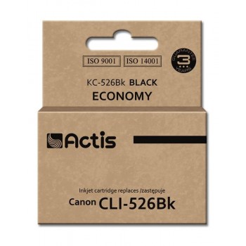 Actis KC-526Bk Ink Cartridge (replacement for Canon CLI-526BK Standard 10 ml black)