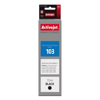 Activejet AE-103Bk ink (replacement Epson 103 C13T00S14A Supreme 70 ml 4500, black)
