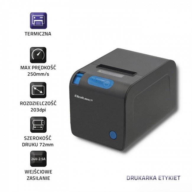 Qoltec 50246 Receipt printer | thermal