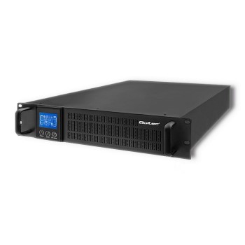 Qoltec 53947 Uninterruptible power supply UPS RACK | 3KVA | 2400 W | LCD