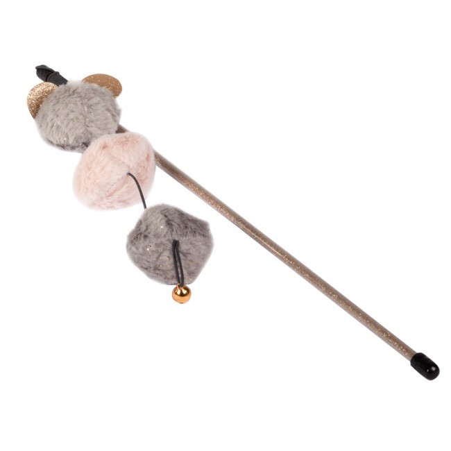 DINGO Fishing rod with pompoms - cat toy