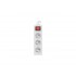 Extension cord Lanberg PS1-03E-0150-W (1,5m white color)