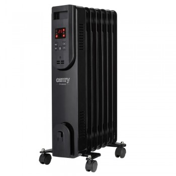 Electric oil heater with remote control CAMRY CR 7812, 7 ribs, 1500 W black