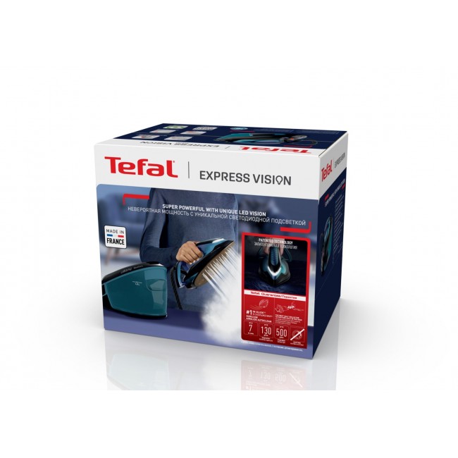 Tefal Express Vision SV8151 2800 W 1.8 L Durilium AirGlide Autoclean soleplate Blue, Black